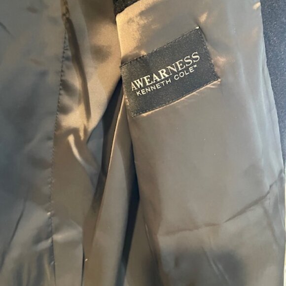 Kenneth Cole Awearness Nehru Collar Mohair Jacket - Picture 6 of 7